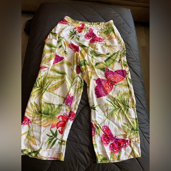 AJ CLOTHING COMPANY PJ Tank Top 3/4 Pants Sleepwear 2 Piece Set Size Small EUC - Picture 7 of 12